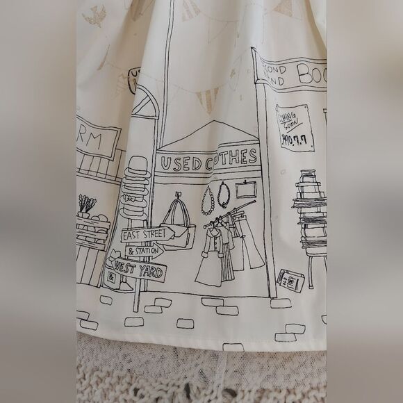 Rivet & Surge Graphic Tulle Skirt + Reversible Skirt +Japanese + Size see below - Picture 12 of 16